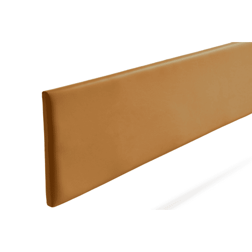 Cabeceira Estofada NOVA Pele Sintética 130x50x5 cm - Moonia