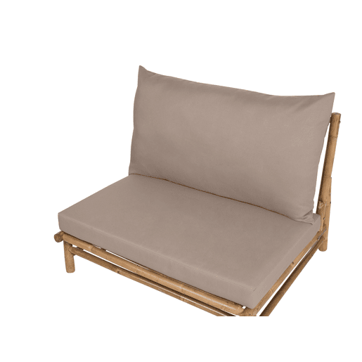 Conjunto de jardim com mesa 2 lugares TODI Madeira de bambu Taupe