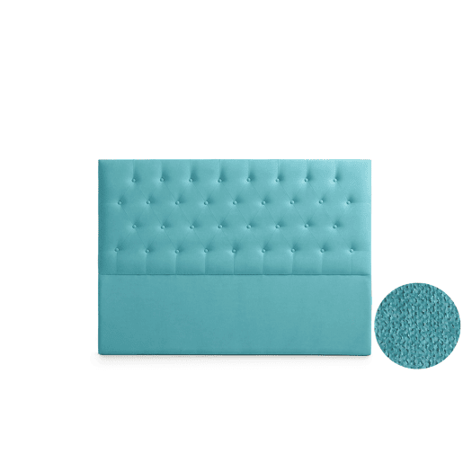 Cabeceira Estofada FERRARA Aqualine 145x120x8 cm - TURQUESA - Moonia Cabeceira Estofada FERRARA Aqualine 145x120x8 cm - TURQUESA - Moonia