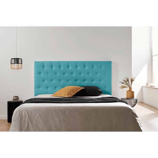 Cabeceira Estofada FERRARA Aqualine 145x120x8 cm - TURQUESA - Moonia Cabeceira Estofada FERRARA Aqualine 145x120x8 cm - TURQUESA - Moonia