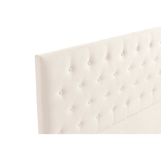 Cabeceira Estofada FERRARA Aqualine 100x120x8 cm - BEGE - Moonia