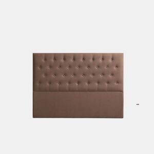 Cabeceira Estofada FERRARA Aqualine 210x120x8 cm - CHOCOLATE - Moonia