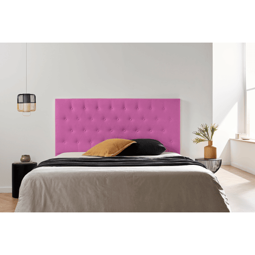 Cabeceira Estofada FERRARA Aqualine 220x120x8 cm - Fúcsia - Moonia