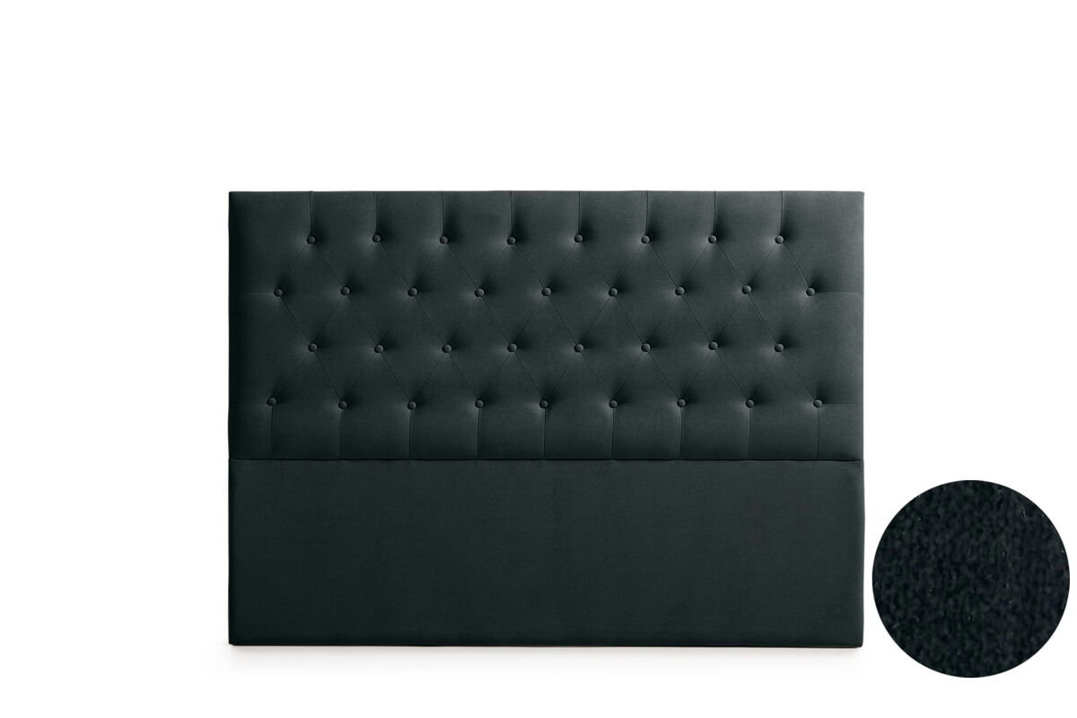 Cabecero Tapizado FERRARA Acualine 100 Negro