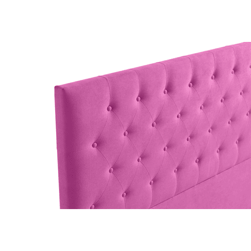 Cabeceira Estofada FERRARA Aqualine 210x120x8 cm - Fúcsia - Moonia