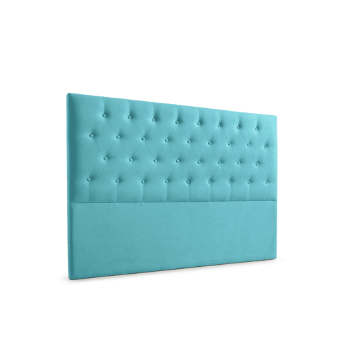 Cabeceira Estofada FERRARA Aqualine 170x120x8 cm - TURQUESA - Moonia