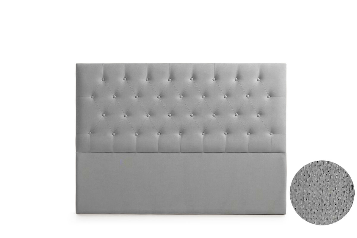 Cabecero Tapizado FERRARA Acualine 100 Gris Claro