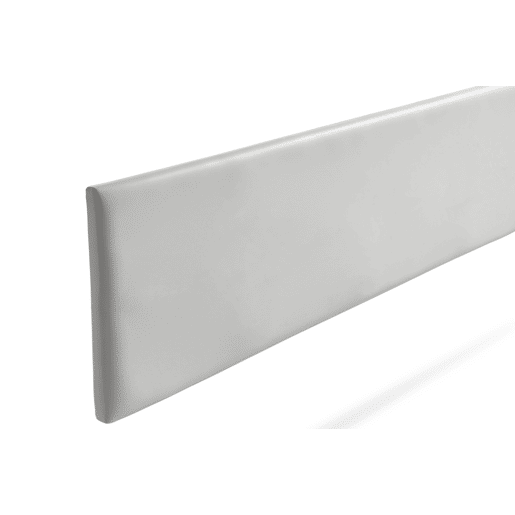 Cabeceira Estofada NOVA Pele Sintética 210x50x5 cm - CINZA CLARO - Moonia
