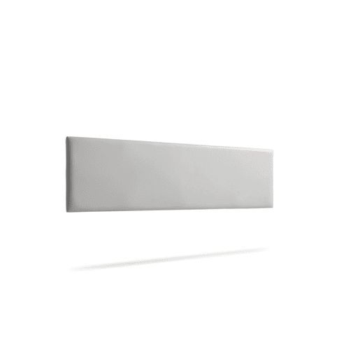 Cabeceira Estofada NOVA Pele Sintética 210x50x5 cm - CINZA CLARO - Moonia