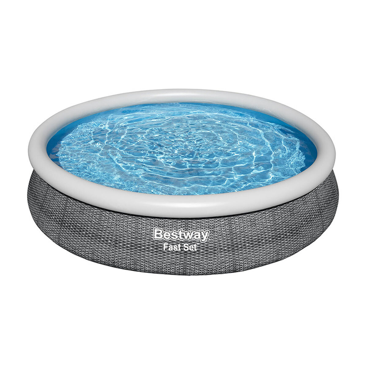 Piscina hinchable bestway 366 x 76 cm gris 5377 l