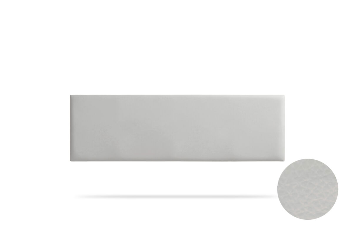 Cabecero Tapizado NOVA Polipiel 115 Gris Claro