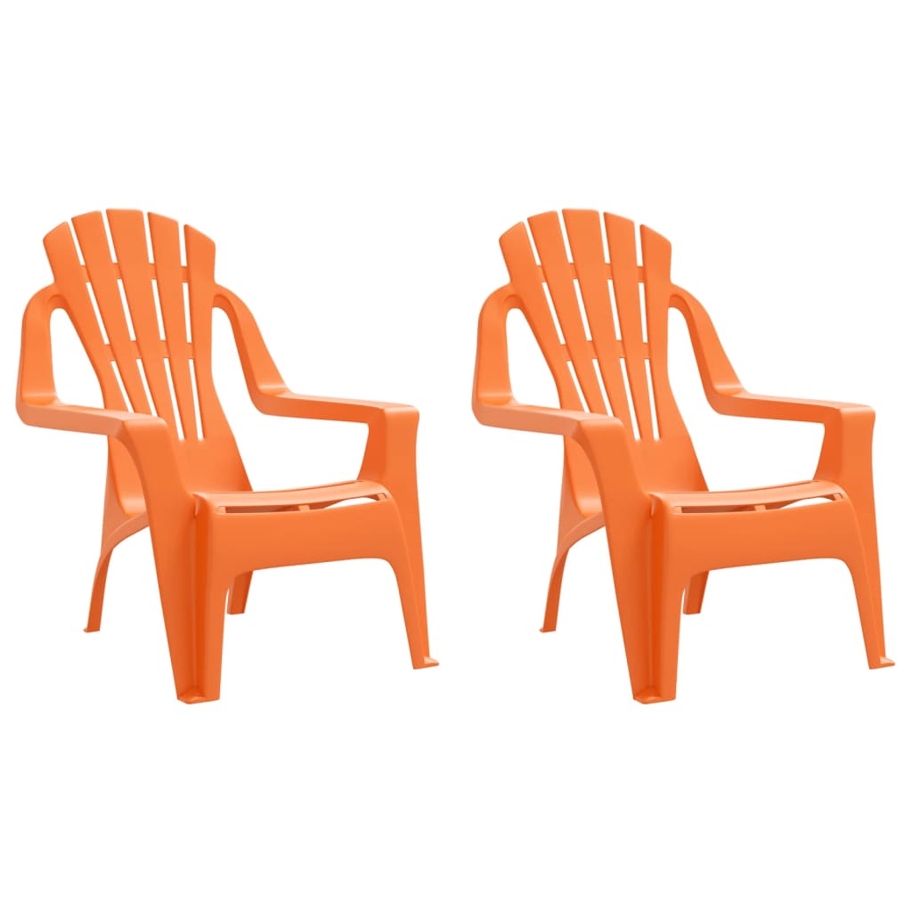 2 Sillas de jardín para niños Naranja