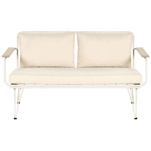 Beliani Conjunto lounge Aço MONTESILVANO Beliani Conjunto lounge Aço MONTESILVANO