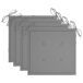 4 Sillas de jardín plegables de madera con cojines 4 Sillas de jardín plegables de madera con cojines Beige