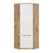 Armario de esquina 1 puerta June Armario de esquina 1 puerta June Natural/ Blanco