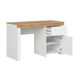 Escritorio 1 puerta 1 cajón Hella 120x56 Escritorio 1 puerta 1 cajón Hella 120x56 Natural/ Blanco