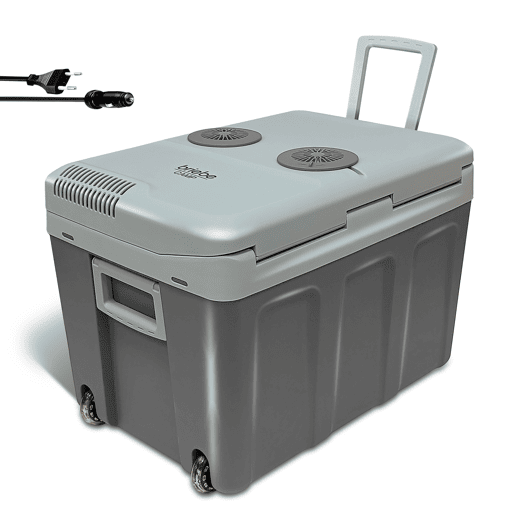 Briebe CF1155 Geleira Eléctrica 40L, Refrigerador Eléctrico Portátil, Campismo Viagens 12V  220 - 240V, Refrigeração e Aquecimento, 58 , Cinza