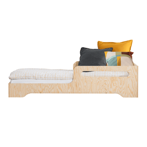 Cama 90x190 com estrado de ripas Ambre Bois