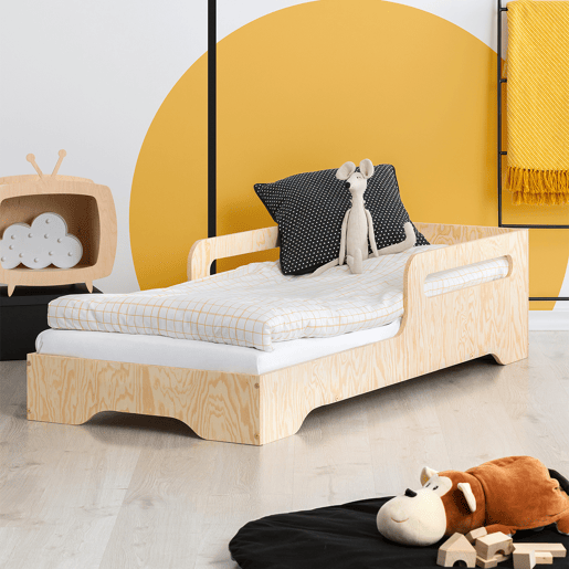 Cama 90x190 com estrado de ripas Ambre Bois