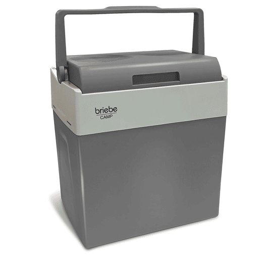 Briebe CF1153 Geleira Eléctrica 28L, Refrigerador Eléctrico Portátil, Campismo Viagens 12V  220 - 240V, Refrigeração e Aquecimento, 55, Cinza