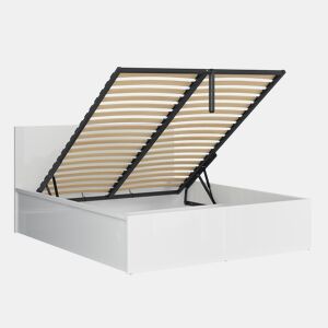 Cama box Edwin Branco 160x200 incluindo base de ripas