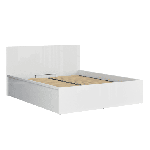 Cama box Edwin Branco 160x200 incluindo base de ripas