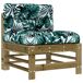 Juego de muebles jardín 7 piezas y cojines madera Juego de muebles jardín 7 piezas y cojines madera Pino