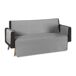Funda Protectora de Sofá Acolchada Funda Protectora de Sofá Acolchada Gris Claro