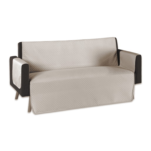 Capa protetora para sofá acolchoado chaise longue esquerda marrom Donegal Collections