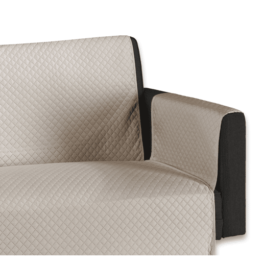 Capa protetora para sofá acolchoado chaise longue esquerda marrom Donegal Collections