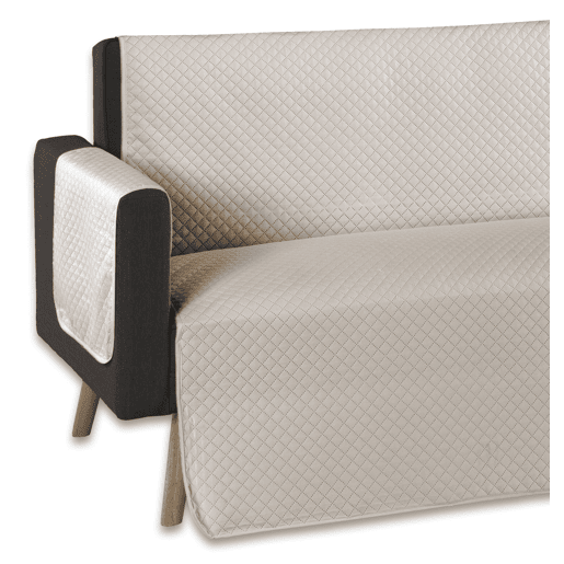 Capa protetora para sofá acolchoado chaise longue esquerda marrom Donegal Collections
