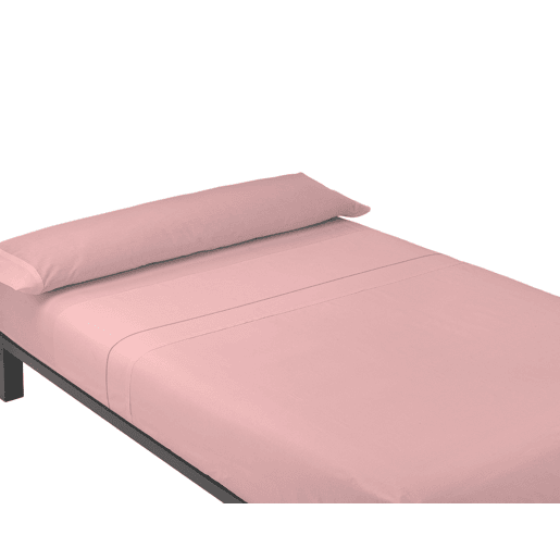 A folha lisa de três partes ajustou Rosa da cama de 90cm Donegal Collections