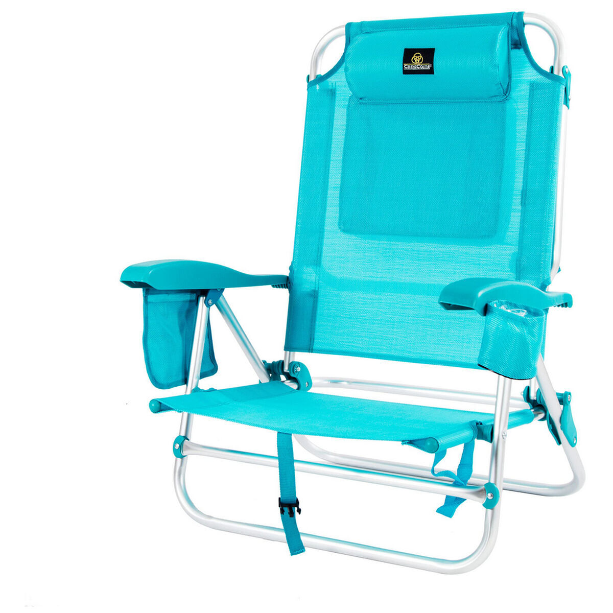 Silla Plegable con Nevera Textiline Coral