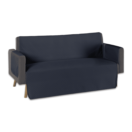 Capa protetora para sofá acolchoado chaise longue direita cinza escuro Donegal Collections