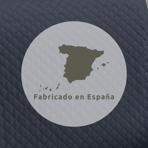 Capa protetora para sofá acolchoado chaise longue direita cinza escuro Donegal Collections
