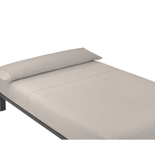 A folha lisa de três partes ajustou Cinza da cama de 90cm Donegal Collections