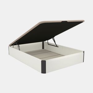 Sommier rebatível de luxo 3D Branco - Grafite 135x190 cm