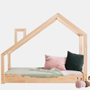 Cama cabana 70x140 base de ripas incluída Carla Bois