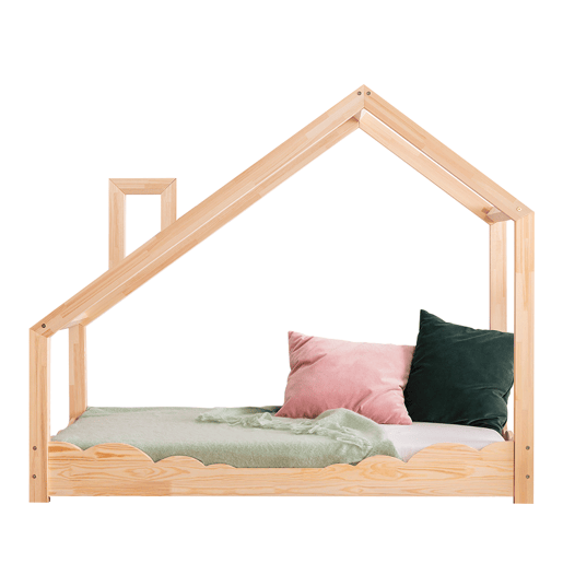 Cama cabana 70x140 base de ripas incluída Carla Bois