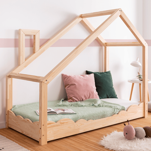 Cama cabana 70x140 base de ripas incluída Carla Bois