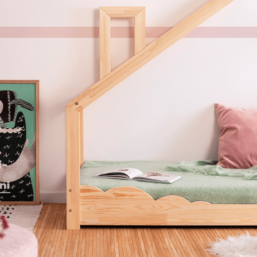 Cama cabana 70x140 base de ripas incluída Carla Bois