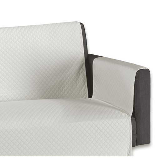 Capa protetora para sofá acolchoado chaise longue direita ecru Donegal Collections