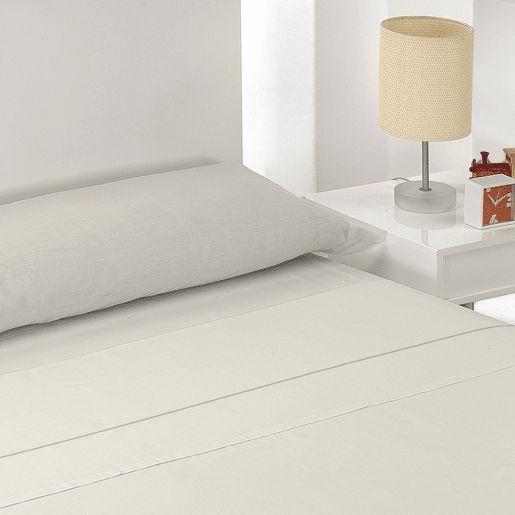 A folha lisa de três partes ajustou Bege da cama de 90cm Donegal Collections