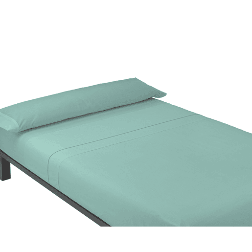 A folha lisa de três partes ajustou Água-Marinha da cama de 90cm Donegal Collections