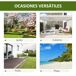 Banco de Jardín Madera de Abeto Outsunny Banco de Jardín Madera de Abeto Outsunny Marrón