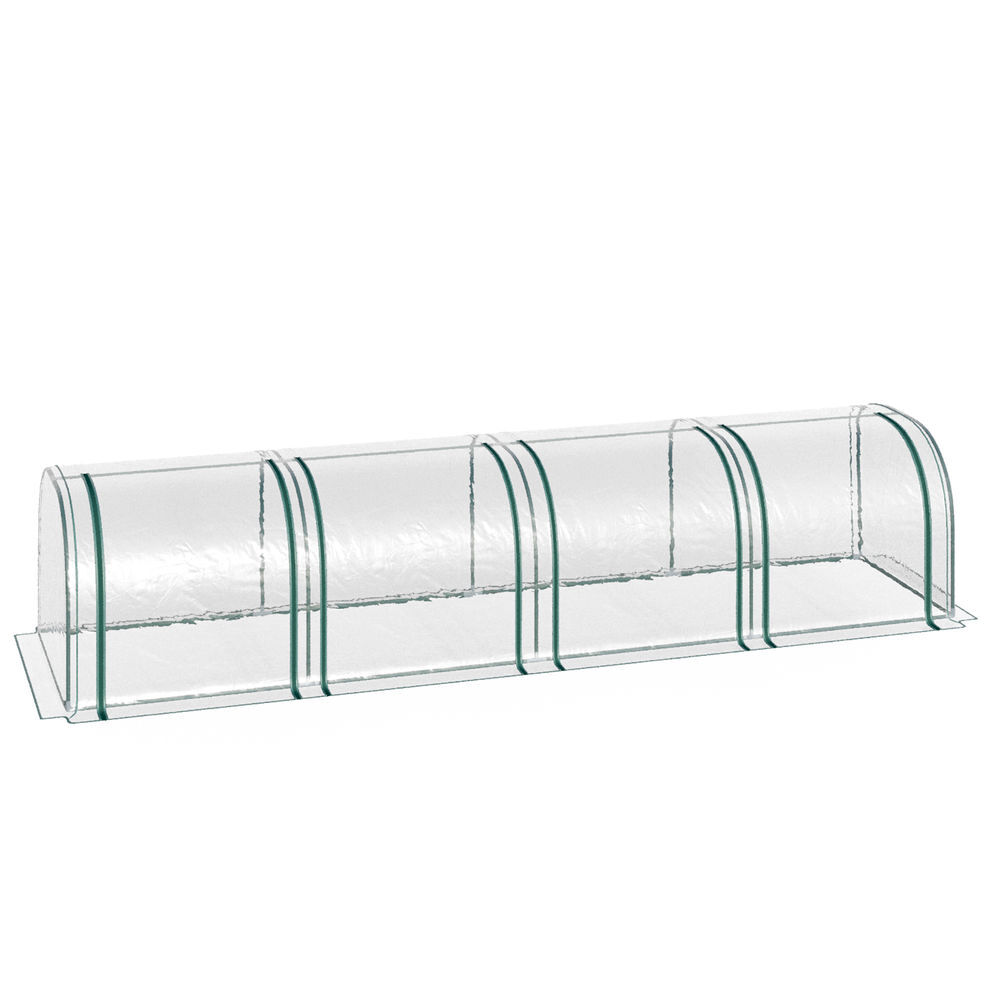 Invernadero de Túnel PVC, Acero Outsunny