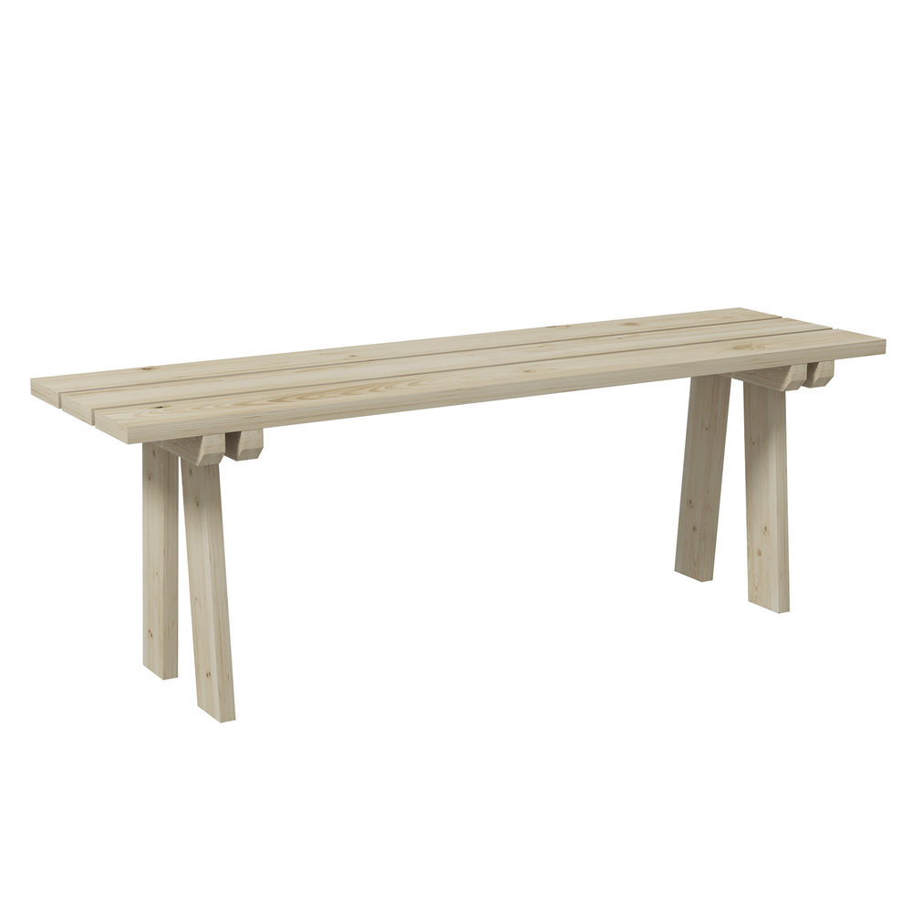 Banco de Jardín Madera de Abeto Outsunny
