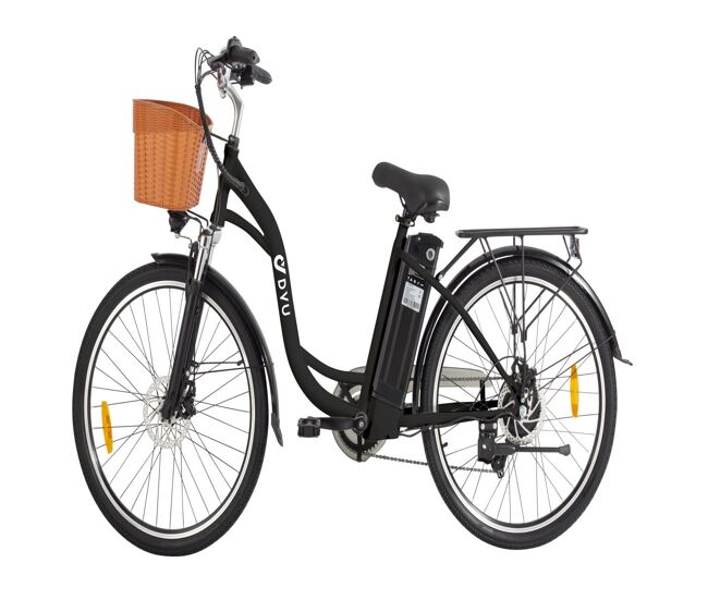 Bicicleta eléctrica dyu c6 26" | motor 350w | batería 36v12.5ah | alcance 40km