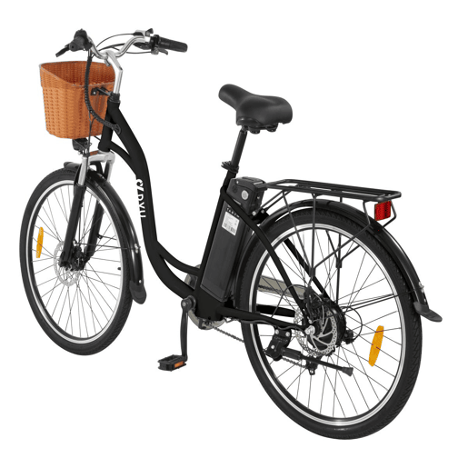 Bicicleta Elétrica DYU C6 26inch 25kmh - Potência 350W, Bateria 36V12.5Ah, Autonomia 40KM Bicicleta Elétrica DYU C6 26inch 25kmh - Potência 350W, Bateria 36V12.5Ah, Autonomia 40KM