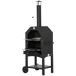 Horno de Pizza Metal, Acero Inoxidable Outsunny Horno de Pizza Metal, Acero Inoxidable Outsunny Negro